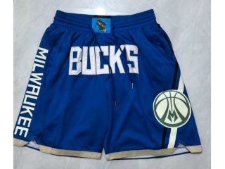 Milwaukee Bucks 2024-25 City Throwback Short Blue