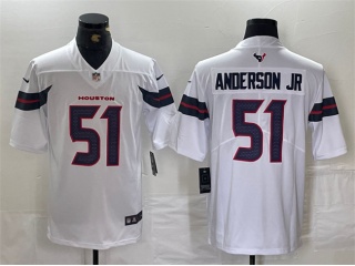 Houston Texans #51 Will Anderson Jr Vapor F.U.S.E. Limited Jersey White