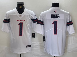 Houston Texans #1 Stefon Diggs Vapor F.U.S.E. Limited Jersey White