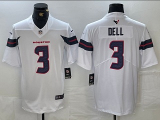Houston Texans #3 Tank Dell Vapor F.U.S.E. Limited Jersey White