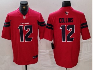 Houston Texans #12 Nico Collins Vapor F.U.S.E. Limited Jersey Red