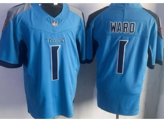 Tennessee Titans #1 Cam Ward Limited Jersey Baby Blue