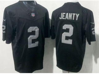 Las Vegas Raiders #2 Ashton Jeanty Vapor F.U.S.E. Limited Jersey Black