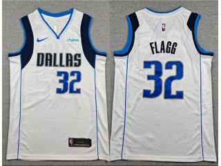 Dallas Mavericks #32 Cooper Flagg Jersey White