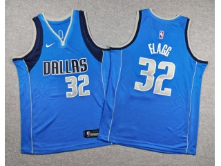 Youth Dallas Mavericks #32 Cooper Flagg Jersey Blue