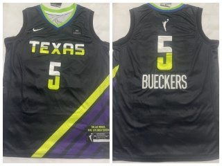 Dallas Wings #5 Paige Bueckers Jersey Black