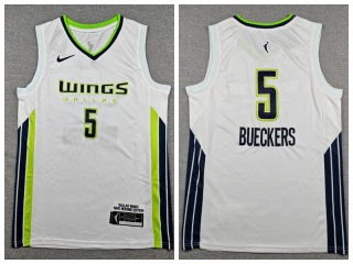 Dallas Wings #5 Paige Bueckers Jersey White
