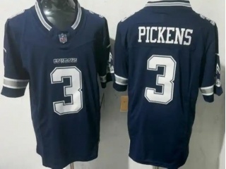 Dallas Cowboys #3 George Pickens F.U.S.E Limited Jersey Blue
