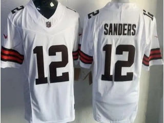 Cleveland Browns #12 Shedeur Sanders F.U.S.E Limited Jersey White