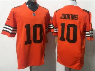 Cleveland Browns #10 Quinshon Judkins Inverted F.U.S.E Limited Jersey Orange