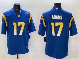 Los Angeles Rams #17 Davante Adams Limited Jersey Blue