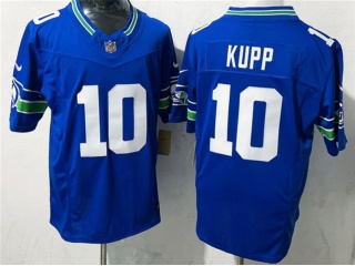 Seattle Seahawks #10 Cooper Kupp Throwback F.U.S.E Limited Jersey Blue
