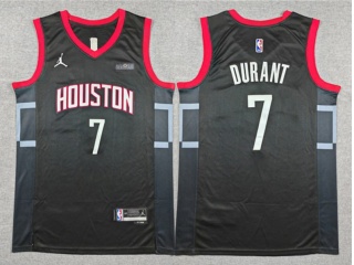 Houston Rockets #7 Kevin Durant Jersey Black