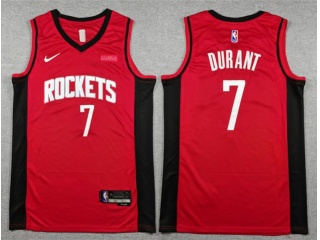 Houston Rockets #7 Kevin Durant Jersey Red