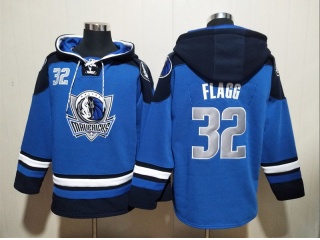 Dallas Mavericks #32 Cooper Flagg Hoodie Blue