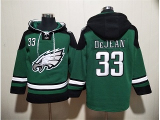 Philadelphia Eagles #33 Cooper DeJean Hoodie Green