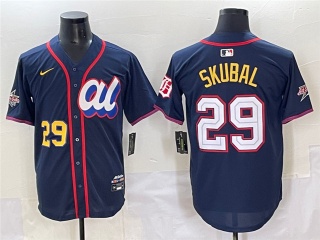 Detroit Tigers #29 Tarik Skubal 2025 MLB All-Star Players Limited Jersey Navy
