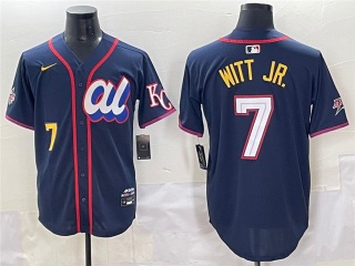 Kansas City Royals #7 Bobby Witt Jr. 2025 MLB All-Star Players Limited Jersey Navy