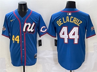 Cincinnati Reds #44 Elly De La Cruz 2025 MLB All-Star Players Limited Jersey Blue