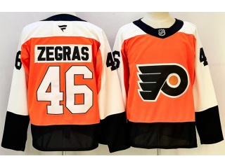 Fanatics Philadelphia Flyers #46 Trevor Zegras Jersey Orange
