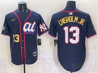 New York Yankees #13 Jazz Chisholm Jr.  2025 MLB All-Star Players Limited Jersey Navy