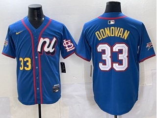 St. Louis Cardinals #33 Brendan Donovan 2025 MLB All-Star Players Limited Jersey Blue