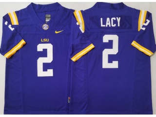 LSU Tigers #2 Kyren Lacy F.U.S.E Limited Jersey Purple