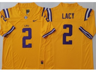 LSU Tigers #2 Kyren Lacy F.U.S.E Limited Jersey Yellow