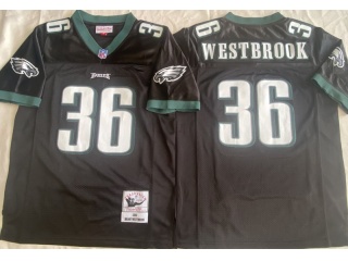 Philadelphia Eagles #36 Brian Westbrook  Throwback Jersey Black