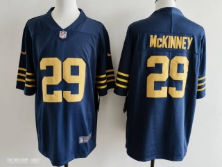 Green Bay Packers #29 Xavier McKinney The 1923 Classic Vapor Limited Jersey Navy
