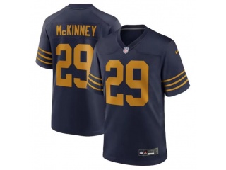 Green Bay Packers #29 Xavier McKinney The 1923 Classic Vapor Limited Jersey Navy
