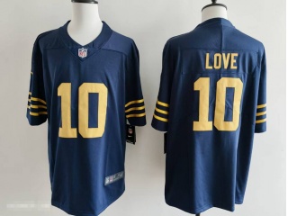 Green Bay Packers #10 Jordan Love The 1923 Classic Vapor Limited Jersey Navy