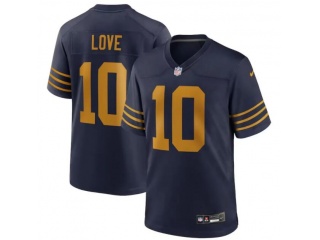 Green Bay Packers #10 Jordan Love The 1923 Classic Vapor Limited Jersey Navy