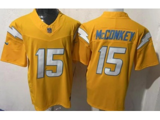 Los Angeles Chargers #15 Ladd McConkey Alternate F.U.S.E Limited Jersey Gold