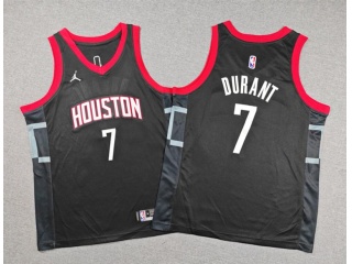 Youth Houston Rockets #7 Kevin Durant Jersey Black