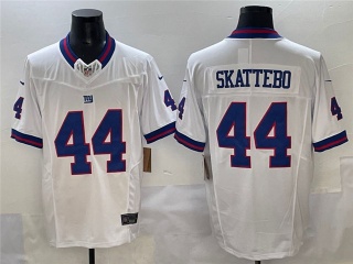 New York Giants #44 Cam Skattebo Color Rush Limited Jersey White