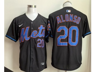 New York Mets #20 Pete Alonso Limited Player Jersey Black