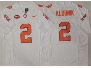 Clemson Tigers #2 Cade Klubnik F.U.S.E. Limited Jersey White