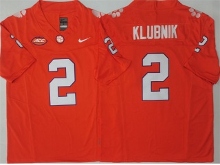 Clemson Tigers #2 Cade Klubnik F.U.S.E. Limited Jersey Orange