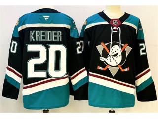 Fanatics Anaheim Ducks #20 Chris Kreider Jersey Black