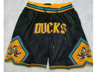 Anaheim Ducks Throwback Shorts Black