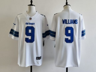 Detroit Lions #9 Jameson Williams Vapor F.U.S.E Limited Jersey White