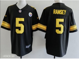 Pittsburgh Steelers #5 Jalen Ramsey Color Rush Limited Jersey Black