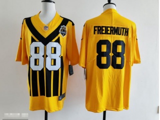 Pittsburgh Steelers #88 Pat Freiermuth 1933 Throwback Limited Jersey Yellow