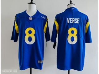 Los Angeles Rams #8 Jared Verse Vapor Limited Jersey Blue