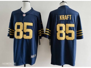 Green Bay Packers #85 Tucker Kraft The 1923 Classic Vapor Limited Jersey Navy