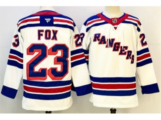 Fanatics New York Rangers #23 Adam Fox Jersey Jersey White