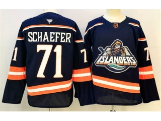 Fanatics New York Islanders #71 Matthew Schaefer Jersey Navy Blue