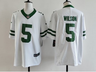New York Jets #5 Garrett Wilson Vapor Limited Jersey Legacy White