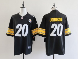 Pittsburgh Steelers #20 Kaleb Johnson Vapor Limited Jersey Black